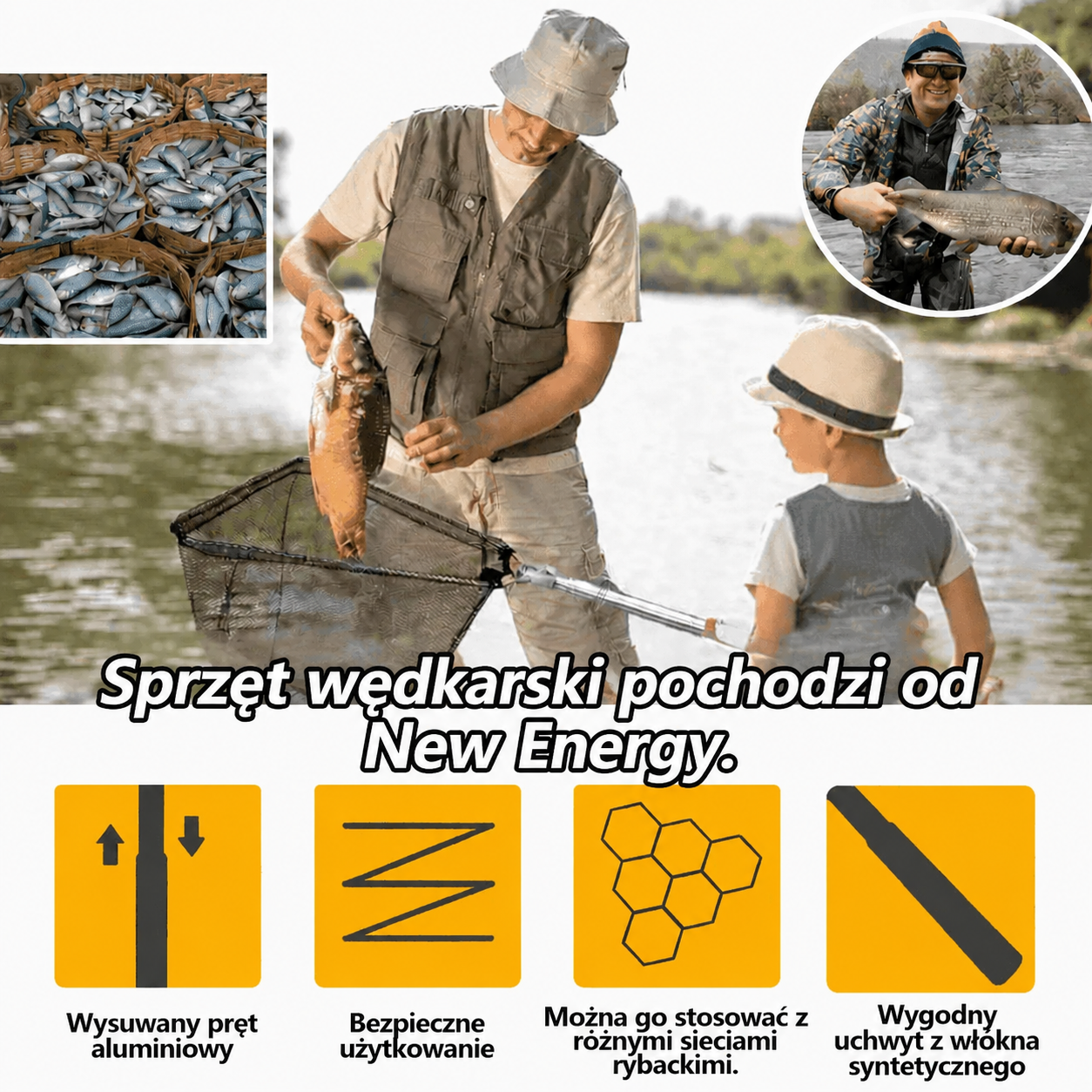 Nowe urządzenie do połowu ryb prądem firmy TRABUCCO oferuje metodę połowu, jakiej jeszcze nie znałeś — bezpieczną i skuteczną.