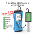 Nihig Cyfrowy Tester Gleby 7 w 1 | pH, NPK, EC, przewodność, wilgotność i składniki odżywcze | Do ogrodu, szklarni i rolnictwa | Dostawa w 3–5 dni